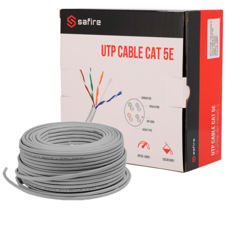 Safire UTP Cat5e SF-UTP5E-100-24AWG-G