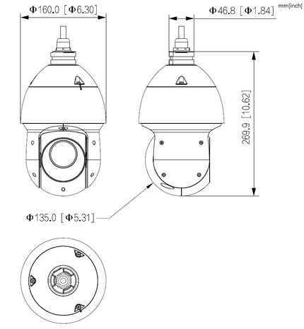 8MP Wizsense Dahua SD49825GB-HNR Speed Dome